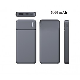 Logo Branded Portable Power Bank W/ Power Indicator - 5000 mAh