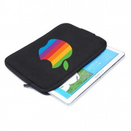 Logo Branded 13" Neoprene Full Color Laptop Tablet Case with Horizontal Zipper