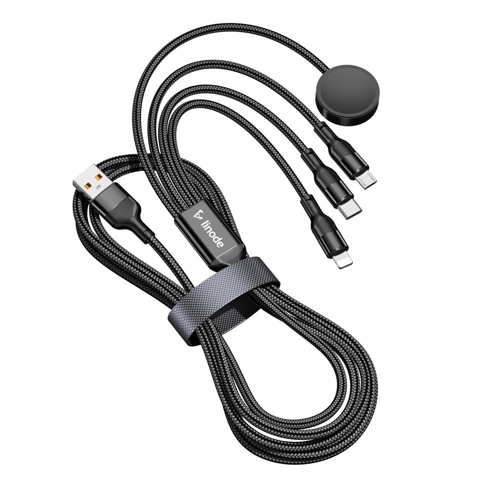 Personalized 4-in-1 Apple Watch Charging Cable Personalized 4-in-1 Apple Watch Charging Cable