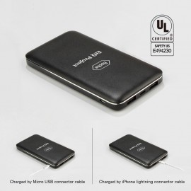 UL Certified 10,000 mAh Stylish Metal Powerbook with Logo