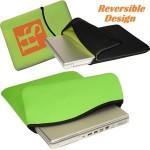Personalized Reversible Neoprene Laptop Sleeve w/ Custom Imprint 15"x 11"