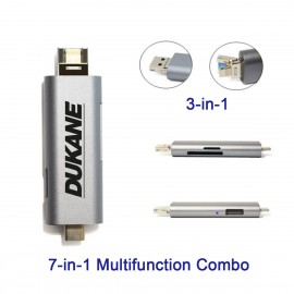 Customized Multi-Connector Compact Adapter and Car Reader with Type C