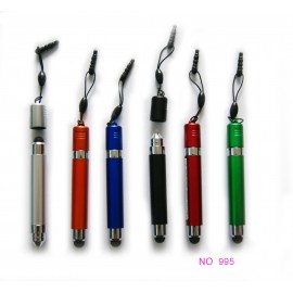 Customized 3-In-1 Ballpoint Pen w/Stylus & Roll Banner