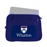 Logo Branded Neoprene Laptop Sleeve w/ Zipper Closure & Front Pocket and inside compartment