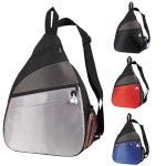 Padded Sling Backpack with Logo