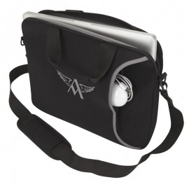 Logo Branded Mombasa Laptop Case with Shoulder Strap