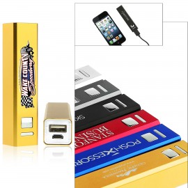 Custom Madison UL Certified 220mAh Power Bank/ Square (Gold)