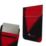 Custom Custom Printed Neoprene Laptop Sleeve w/Velcro Flap Cover