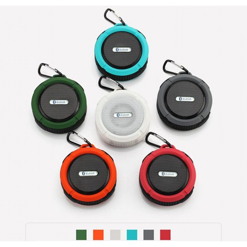 The Compass Bluetooth Speaker with Clip with Logo