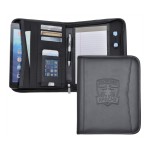 Personalized Tablet Padfolio with Zippered Closure