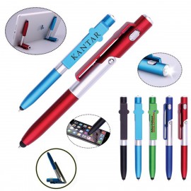 Logo Branded Magic Fold 4-in-1 Multi-Function Stylus Pen Magic Fold 4-in-1 Multi-Function Stylus Pen