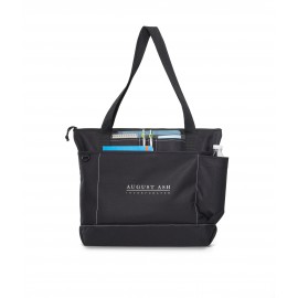 Avenue Business Tote - Black with Logo