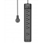 5 outlet power strip in 1.2 meters wired long with/without 3 USB port with Logo