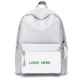 Personalized White Backpack