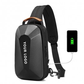 Personalized Cool Multi-Faceted Shoulder Bag with USB Charging Port