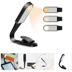 Book Light Reading Light Rechargeable Book Light, Lightweight Clip on Book with Logo