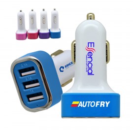 Windy Car Charger Blue with Logo