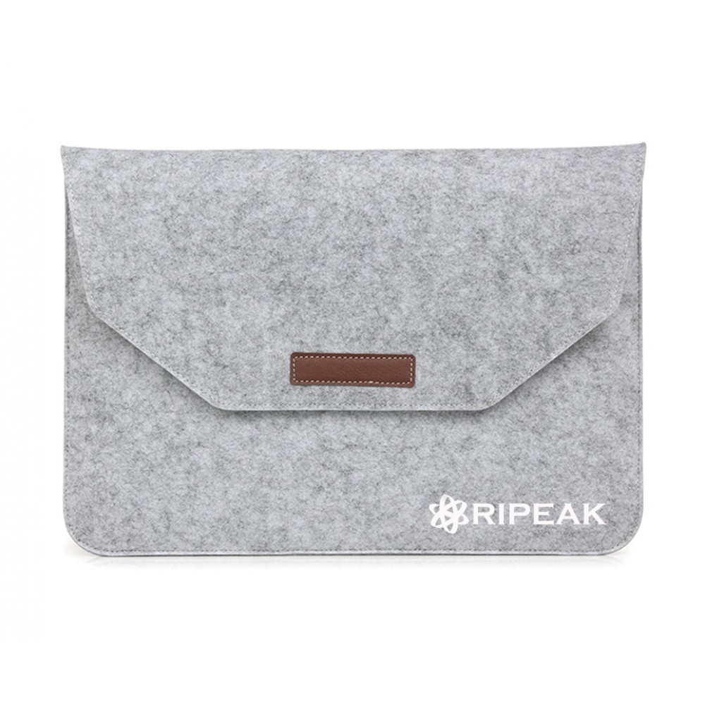14" Felt Laptop Sleeve with Logo 14" Felt Laptop Sleeve with Logo
