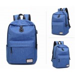Outdoor Durable Laptops Backpack W/ USB Charging Port with Logo