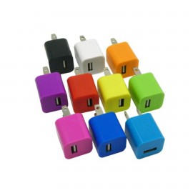 Logo Branded Simple and Compact Single port 1.1 Amp USB Wall Plug Charger