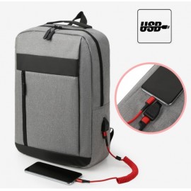 Promotional Anti Theft Laptop Backpack w/Charging Port