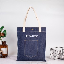 12OZ Canvas Tote Bag For A Laptop with Logo