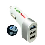 Customized Trident Car Charger - White