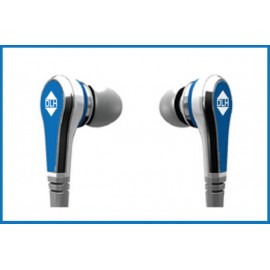 The Rhythm Stereo Earbuds with upgraded speakers with Logo