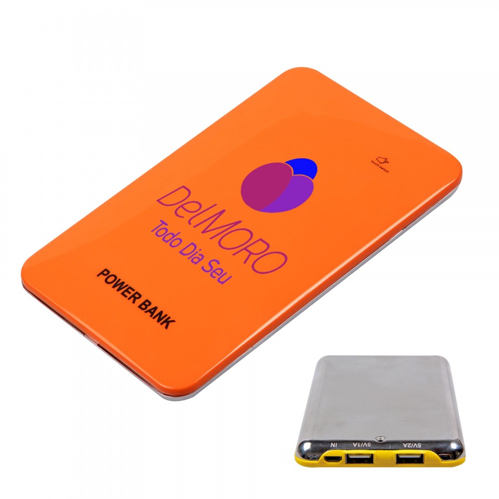 Customized Primo Power Bank - Orange 4000mAh Customized Primo Power Bank - Orange 4000mAh