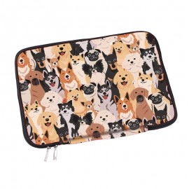 Promotional Custom Size Neoprene Laptop Sleeve w/ Zipper Closure & Padded Interior