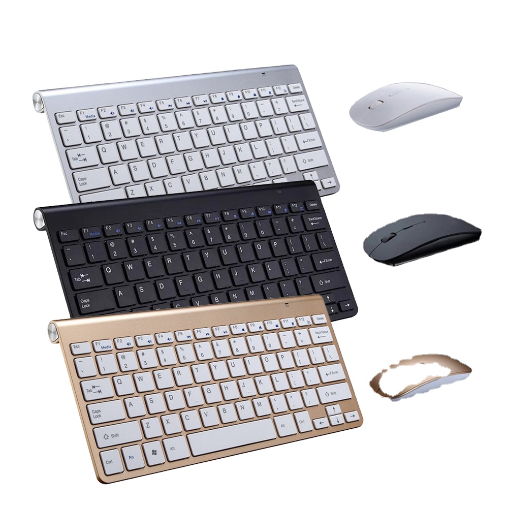 Portable 2.4g Wireless Keyboard and Mouse Combo For Apple Ipad Android Tablet with Logo