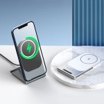 15W Magnetic Foldable Wireless Charger Station Phone Holder with Logo