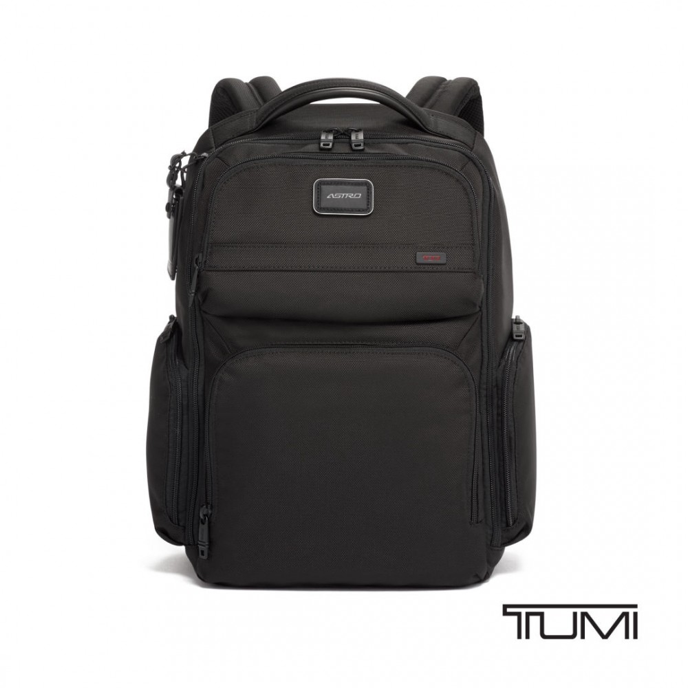 TUMI Corporate Collection Backpack - Black with Logo