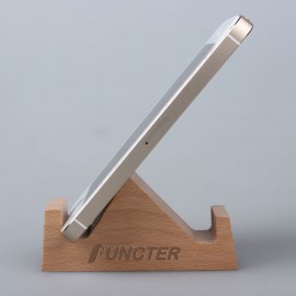 Mountain Shape Wooden Phone Stand Phone Holder with Logo  Mountain Shape Wooden Phone Stand Phone Holder with Logo