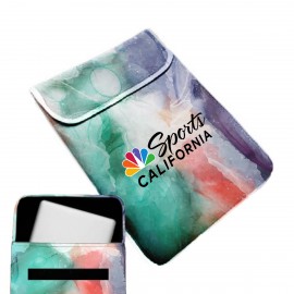 Personalized Custom Printed Neoprene Laptop Sleeve w/Velcro Flap Cover  Personalized Custom Printed Neoprene Laptop Sleeve w/Velcro Flap Cover