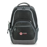 Rangeley Deluxe Laptop Backpack - Black with Logo
