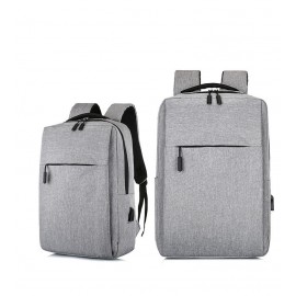 Laptop USB Connector Snow Canvas Backpack with Logo  Laptop USB Connector Snow Canvas Backpack with Logo
