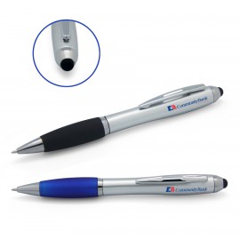 2-in-1 Twist Action Stylus & Ballpoint Pen with Logo