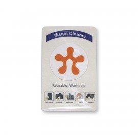 Customized 1.5" Magic Screen Cleaner-Round w/Generic Backer Card  Customized 1.5" Magic Screen Cleaner-Round w/Generic Backer Card