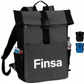 Premium Urbanite Commute Canvas Laptop Backpack (11.5" x 17" x 5") with Logo