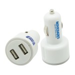 Griphook USB Car Charger - White with Logo