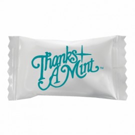 Assorted Sour Candies in "Thanks a Mint" Classic Wrapper Custom Imprinted