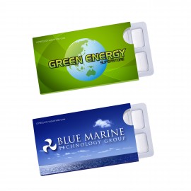 Blister Packed Tek Gum Custom Imprinted  Blister Packed Tek Gum Custom Imprinted