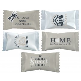 Custom Branded Assorted Sour Candies in Real Estate Wrappers