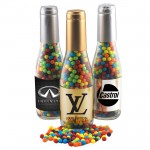 Champagne Bottle Mini Jawbreakers Custom Branded