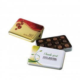 Custom Imprinted One of a Kind Tin w/ Signature Truffles