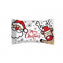 Custom Branded Assorted Sour Candies in Santa Christmas Wrappers  Custom Branded Assorted Sour Candies in Santa Christmas Wrappers