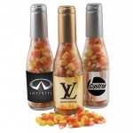 Custom Imprinted Champagne Bottle w/Candy Corn