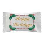Assorted Sour Candies in Happy Holidays Wrapper Custom Branded