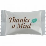 Custom Imprinted Assorted Sour Candies in "Thanks a Mint" Wrapper